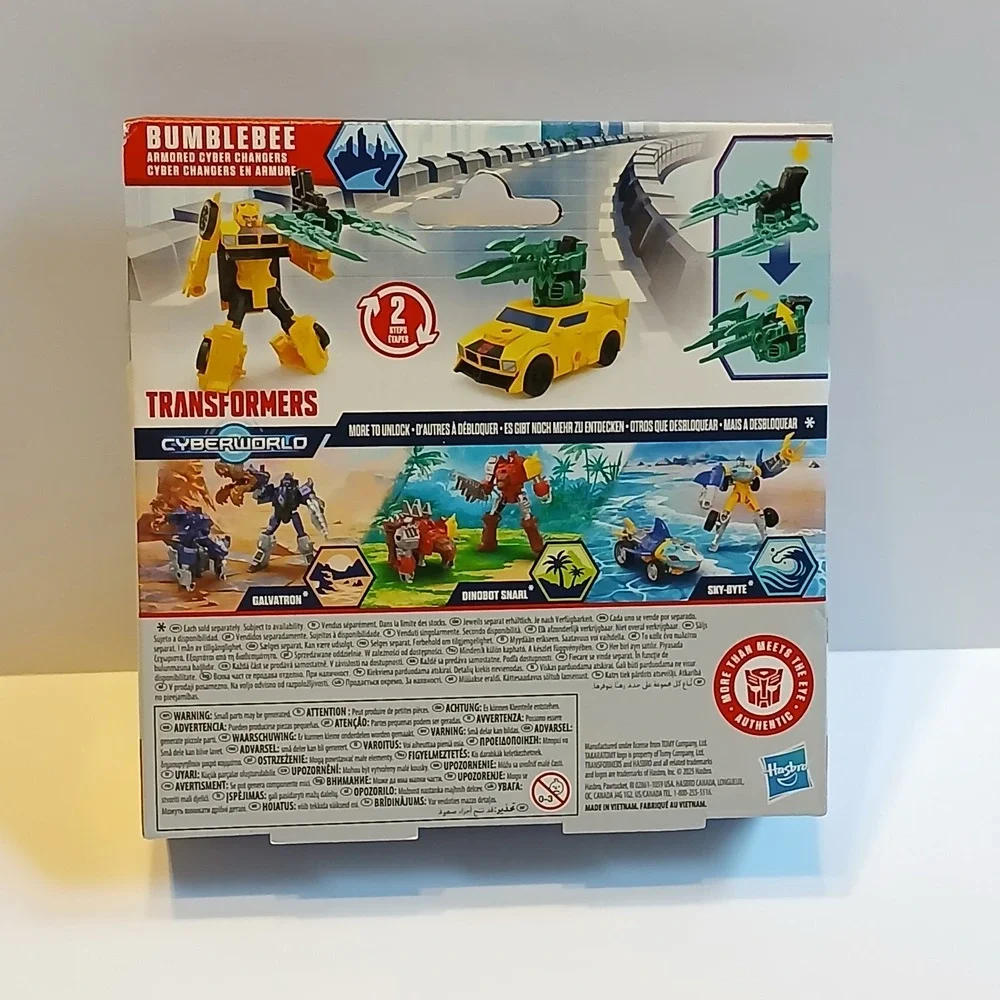 Transformers Cyberworld Armored Cyber Changers Bumblebee